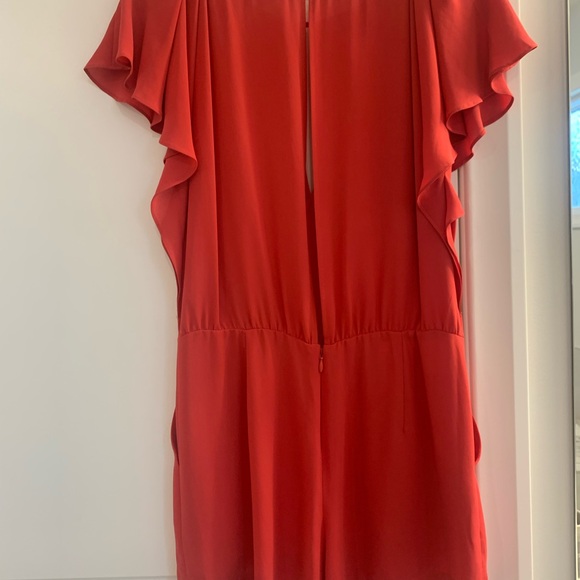 BCBG MaxAzria Red Romper Size 02 - Picture 3 of 3